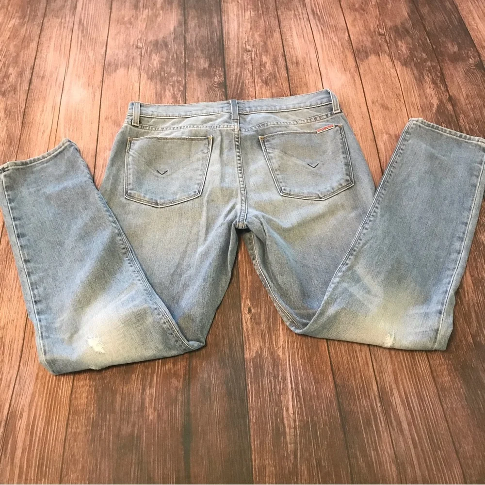 Hudson Riley Cropped Relax Straight Jeans Size 27 - Picture 8 of 11